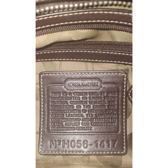 Vintage Coach 1417 East West Legacy Shoulder Bag in Brown Soft Leather 1417 - Picture 3 of 11